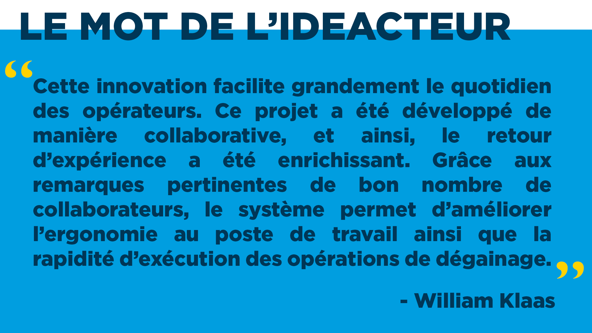 Citation de l'IDEActeur